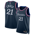 Joel Embiid Philadelphia 76ers 2025/26 City Edition Swingman Jersey - Navy - Unisex