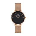 Petite Melrose Black Rose Gold