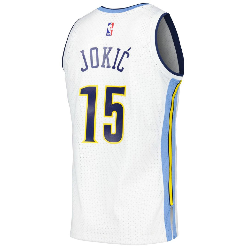 Nikola Jokic Denver Nuggets Mitchell & Ness 2016/17 Throwback Swingman Jersey - White