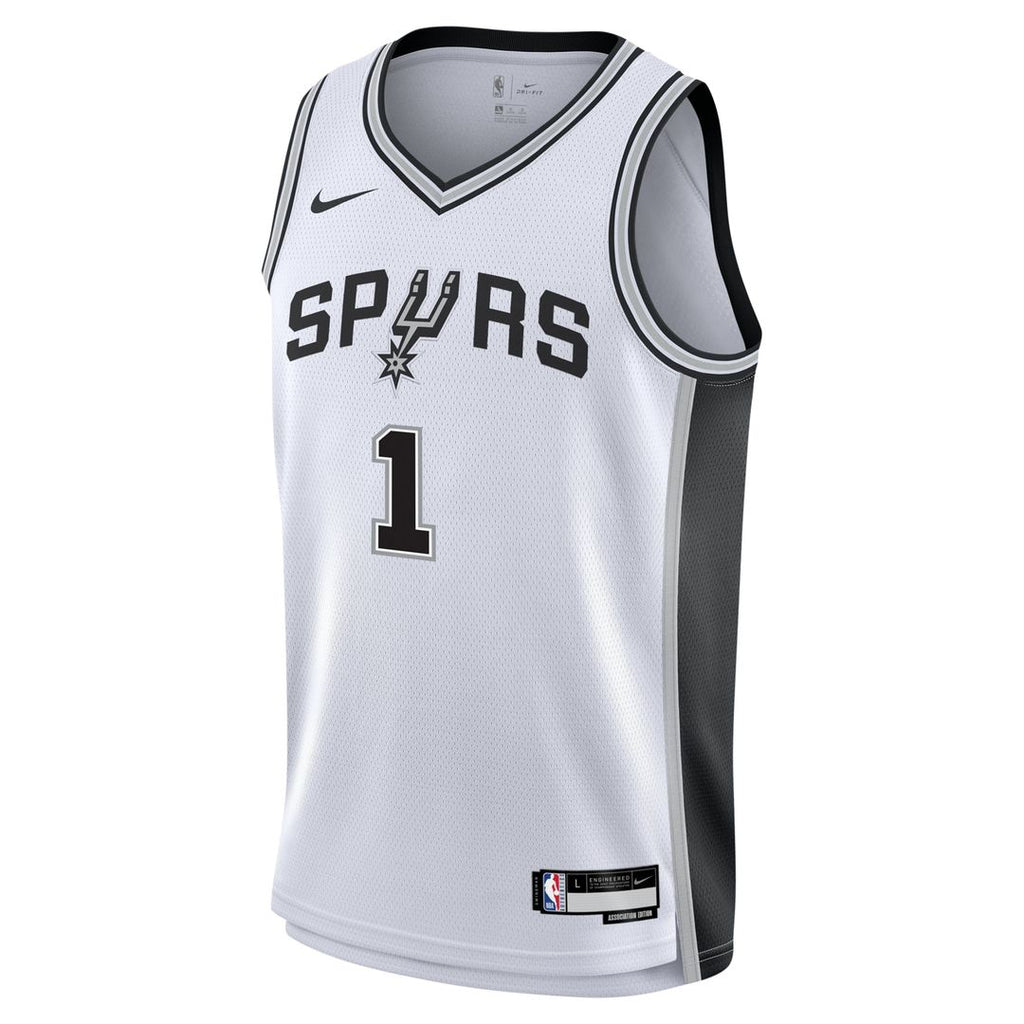 Victor Wembanyama San Antonio Spurs Nike Youth Swingman Jersey - Association Edition - White