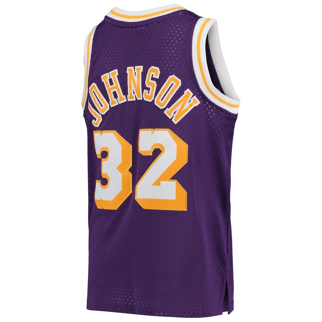 Magic Johnson Los Angeles Lakers Mitchell & Ness Youth Swingman Throwback Jersey - Gold