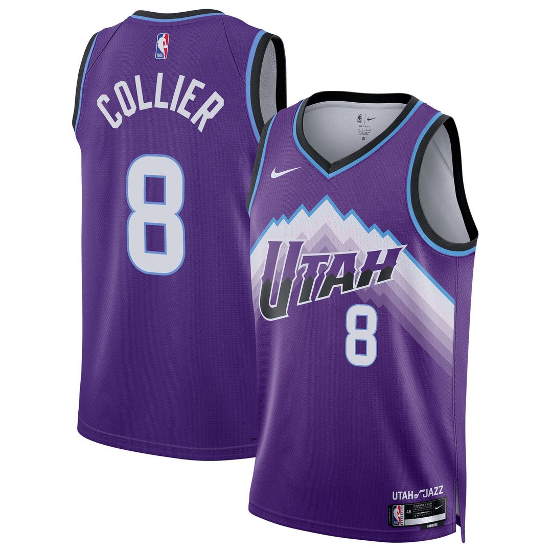 Isaiah Collier Utah Jazz Nike Unisex Swingman Jersey - Icon Edition - Purple