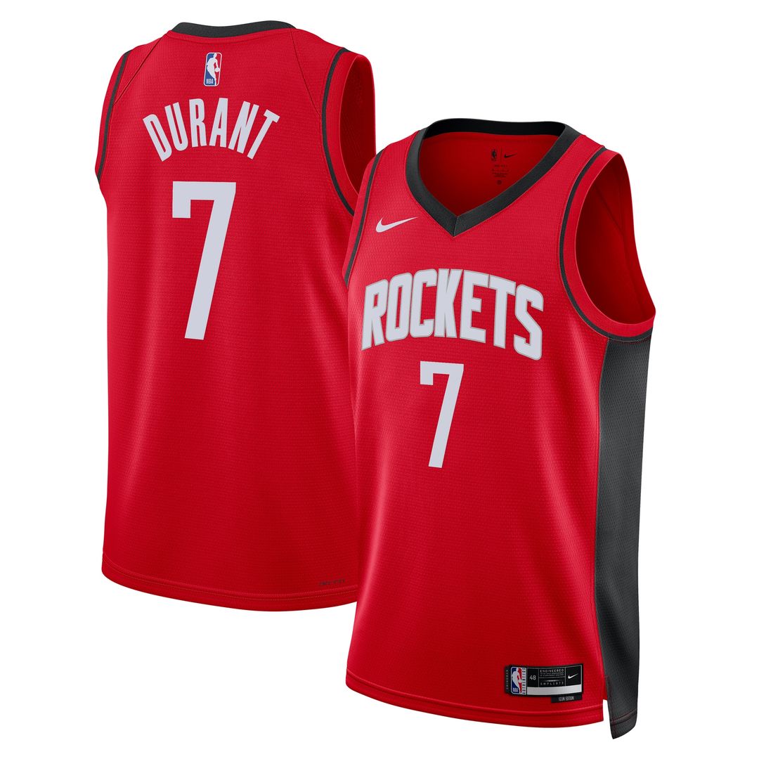 Kevin Durant Houston Rockets Nike Unisex Swingman Player Jersey - Icon Edition - Red