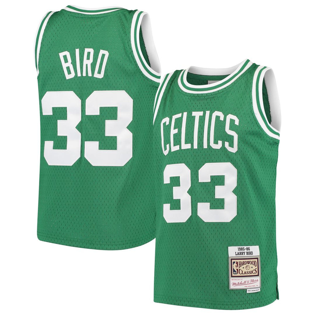 Larry Bird Boston Celtics Mitchell & Ness Youth Hardwood Classics Swingman Throwback Jersey - Kelly Green