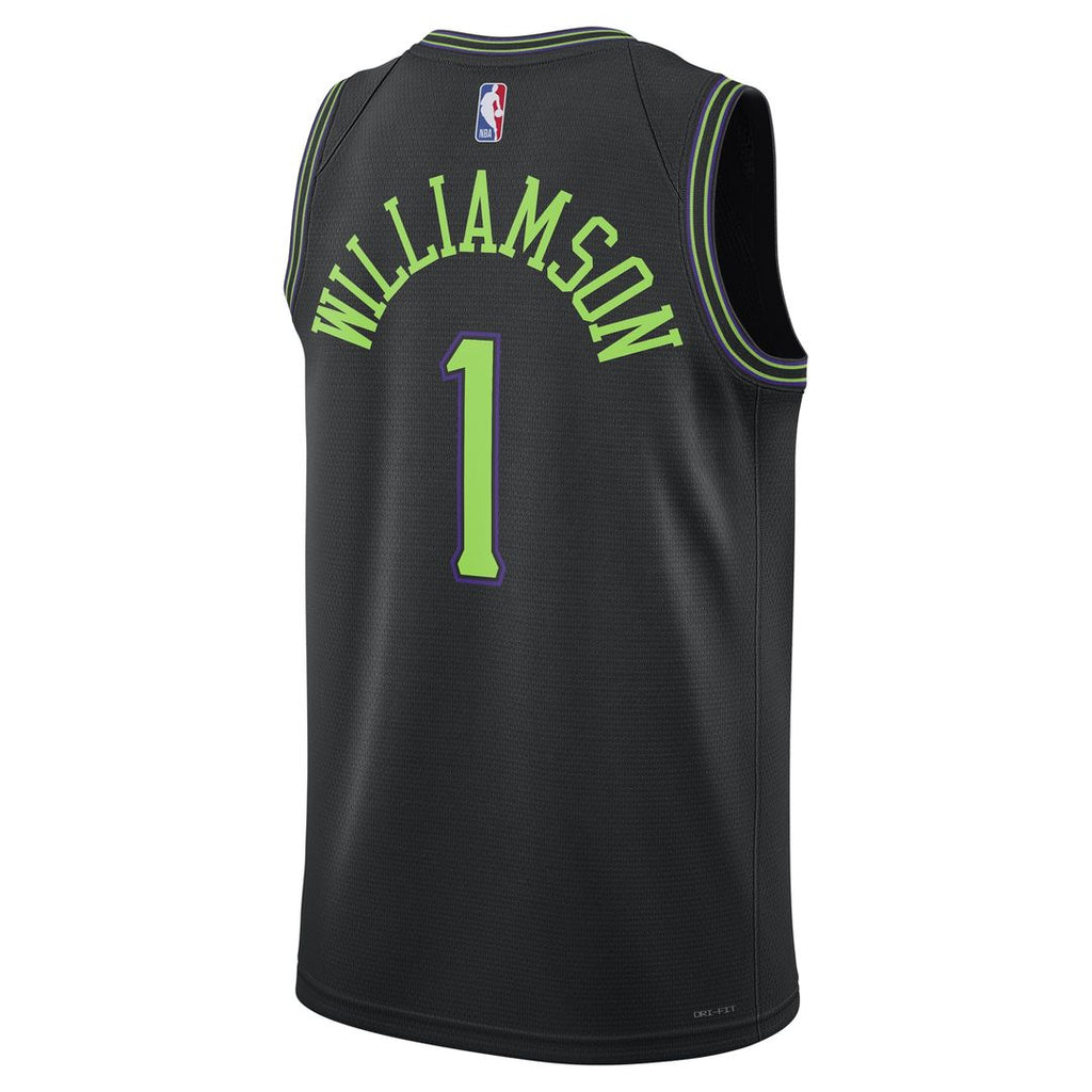 Zion Williamson New Orleans Pelicans Nike Unisex 2025/26 Swingman Jersey - Black - City Edition