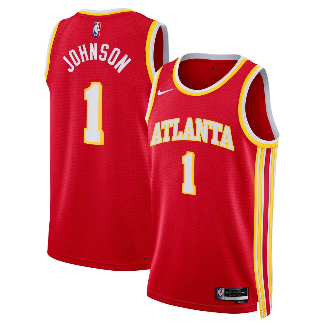 Jalen Johnson Atlanta Hawks Nike Unisex Swingman Jersey - Icon Edition - Red