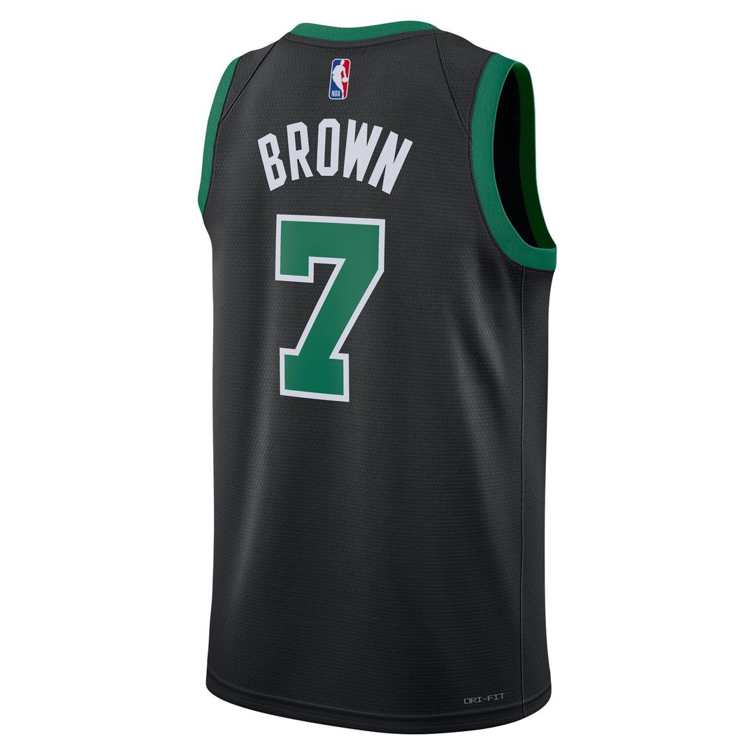 Jaylen Brown Boston Celtics Jordan Brand Unisex Swingman Jersey - Statement Edition - Black