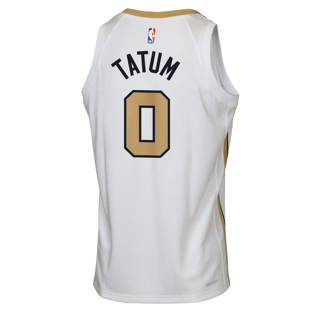 Jayson Tatum Boston Celtics Nike Youth 2025/26 City Edition Swingman Jersey - White