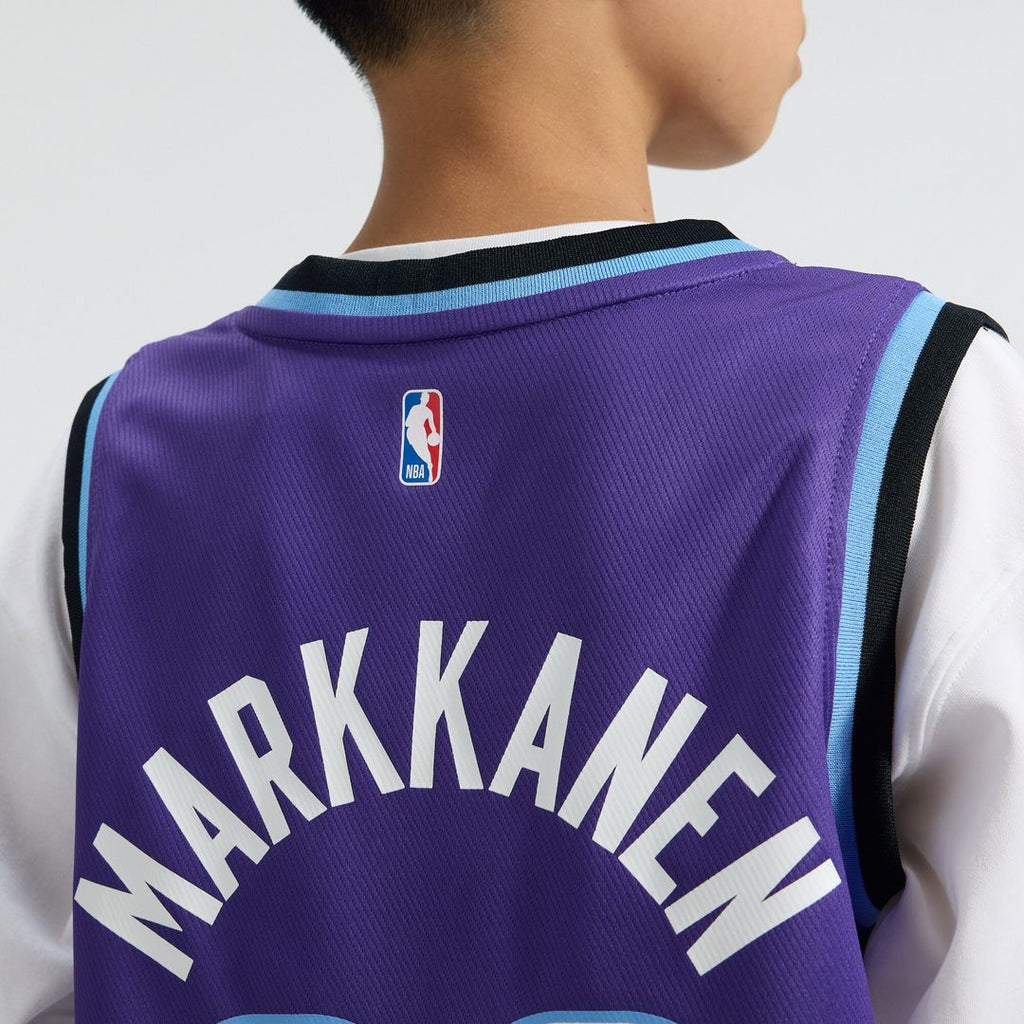 Lauri Markkanen Utah Jazz Fanatics Youth Fast Break Replica Jersey - Icon Edition - Purple