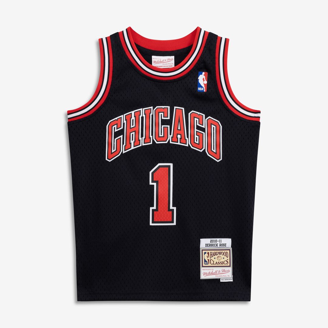 Derrick Rose Chicago Bulls Mitchell & Ness Youth 2008/09 Hardwood Classics Swingman Jersey - Red
