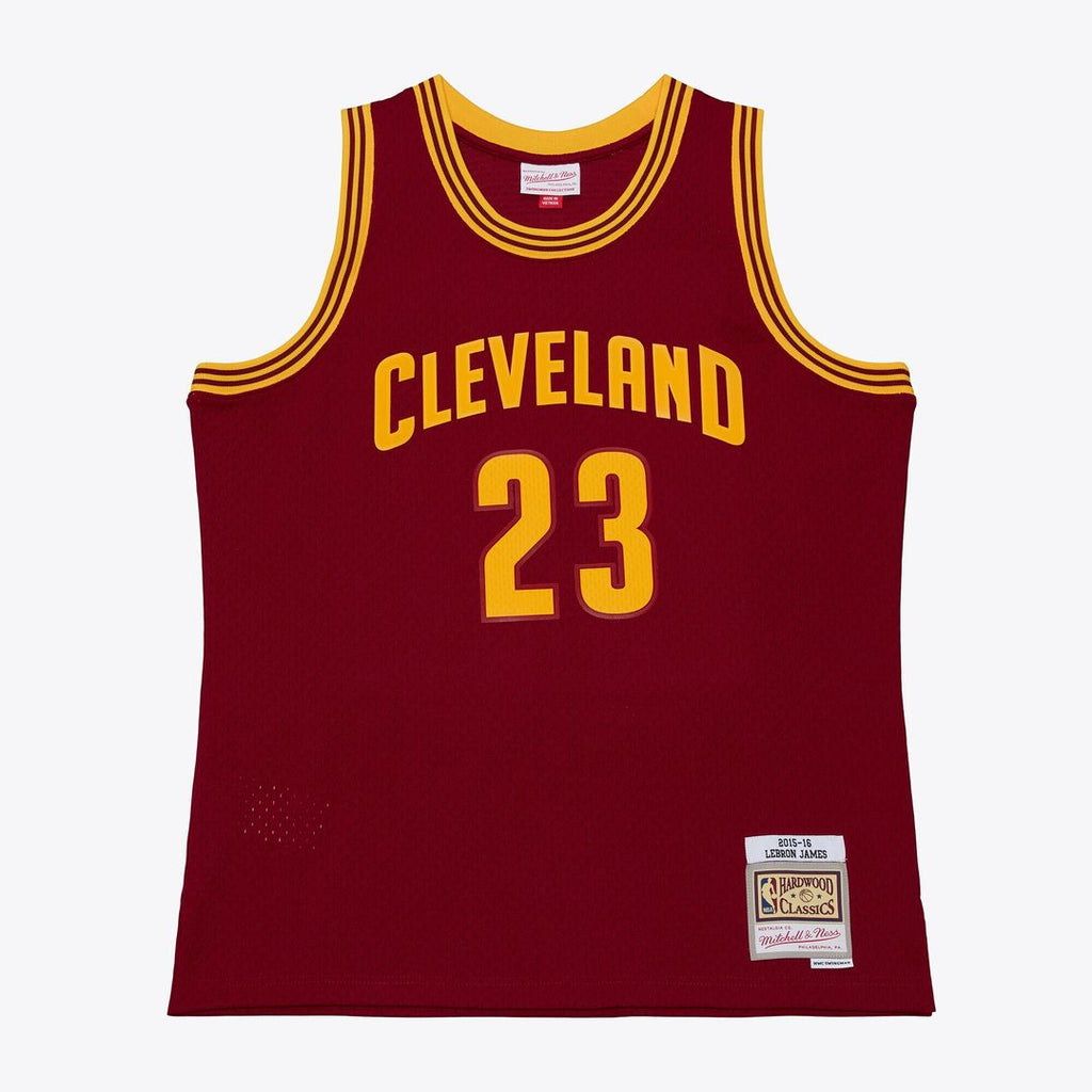 LeBron James Cleveland Cavaliers Mitchell & Ness 2015-16 Swingman Jersey - Wine