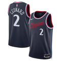 Kawhi Leonard LA Clippers Nike Unisex 2024/25 Swingman Jersey - Navy - Icon Edition