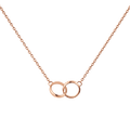 Elan Unity Necklace Rose Gold