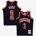 Derrick Rose Chicago Bulls Mitchell & Ness Youth 2010/11 Hardwood Classics Swingman Jersey - Black