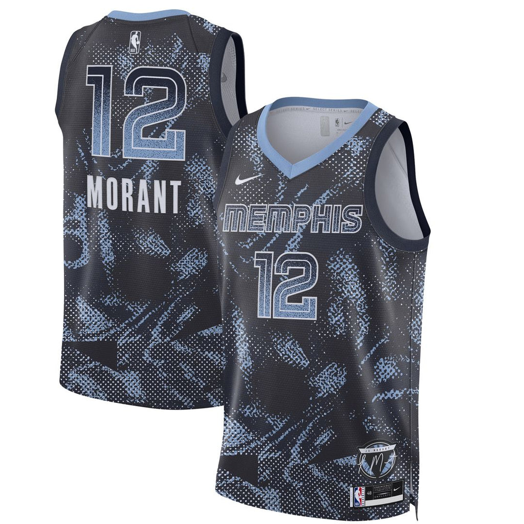 Ja Morant Memphis Grizzlies Nike Unisex 2025 Select Series Swingman Player Jersey - Navy