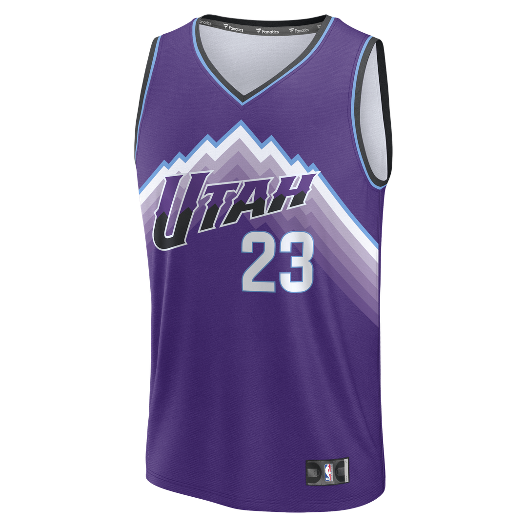 Lauri Markkanen Utah Jazz Fanatics Youth Fast Break Replica Jersey - Icon Edition - Purple