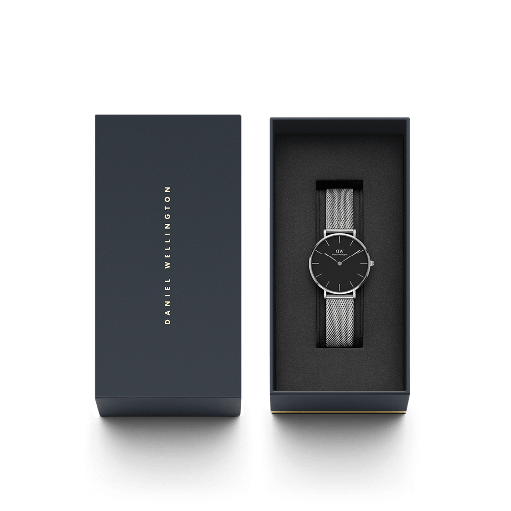 Petite Sterling Black Silver