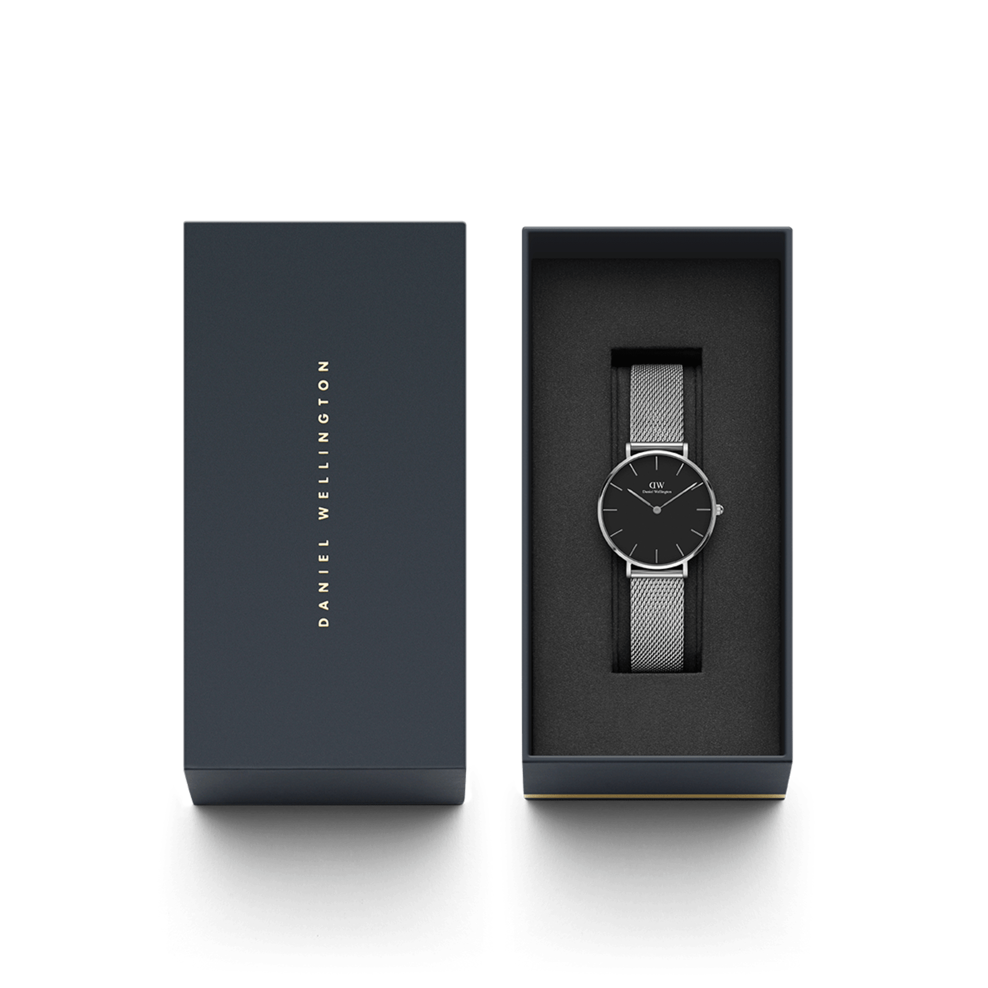 Petite Sterling Black Silver