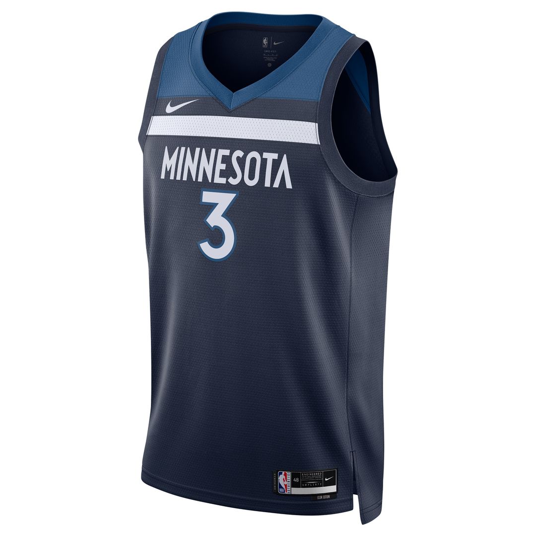 Jaden McDaniels Minnesota Timberwolves Nike Unisex Swingman Player Jersey - Icon Edition - Navy
