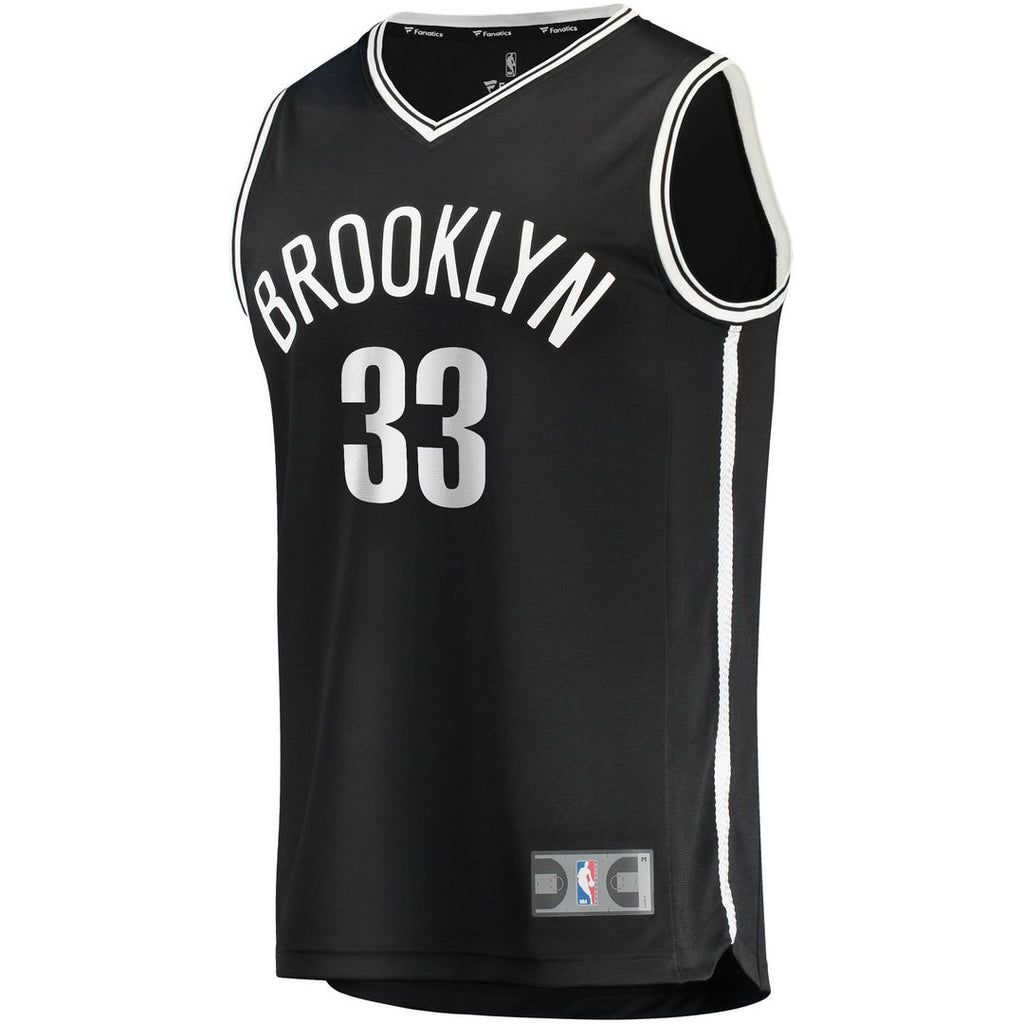 Nicolas Claxton Brooklyn Nets Fanatics Fast Break Replica Jersey - Icon Edition - Black