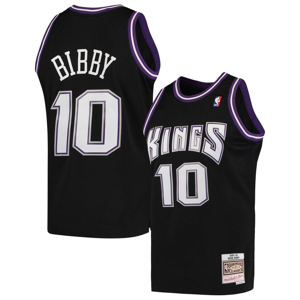 Mike Bibby Sacramento Kings Mitchell & Ness Hardwood Classics Swingman Jersey - Black