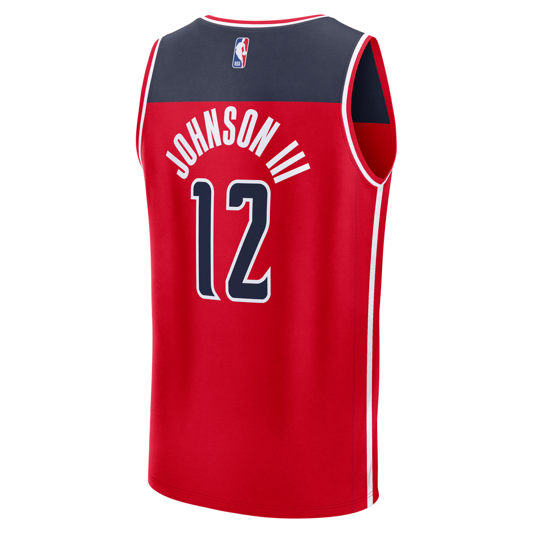 Tre Johnson III Washington Wizards Fanatics Fast Break Replica Jersey - Icon Edition - Red
