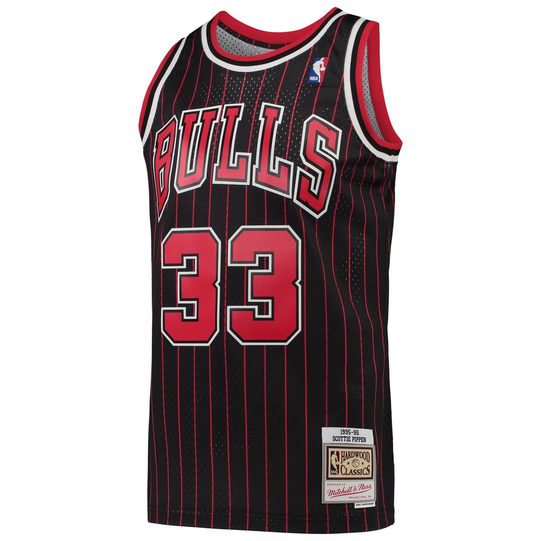 Scottie Pippen Chicago Bulls Mitchell & Ness Hardwood Classics Swingman Jersey - Black