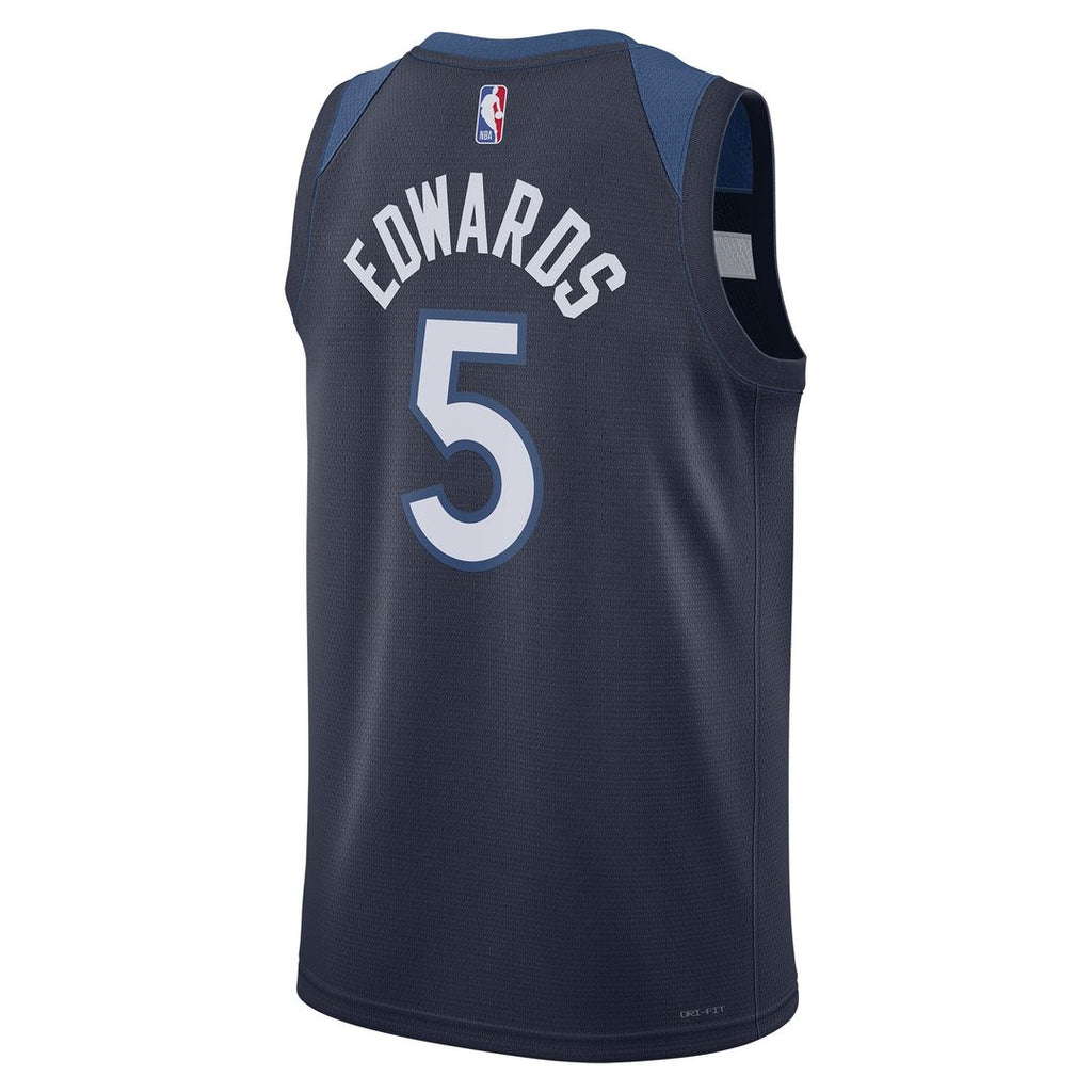 Anthony Edwards Minnesota Timberwolves Nike Unisex Swingman Jersey - Icon Edition - Navy
