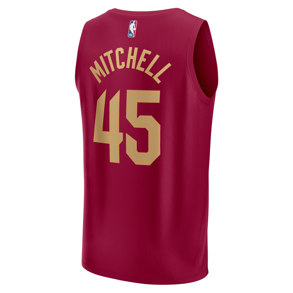 Donovan Mitchell Cleveland Cavaliers Fanatics Fast Break Replica Jersey - Icon Edition - Wine