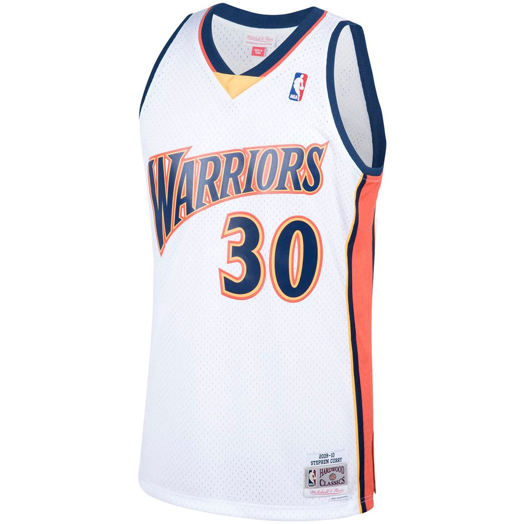 Stephen Curry Golden State Warriors Mitchell & Ness Hardwood Classics Swingman Jersey - Orange