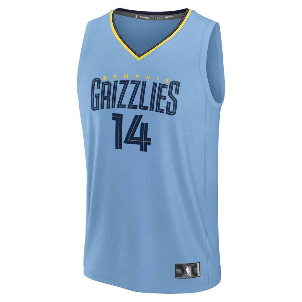 Zach Edey Memphis Grizzlies Fanatics Fast Break Replica Player Jersey - Statement Edition - Light Blue