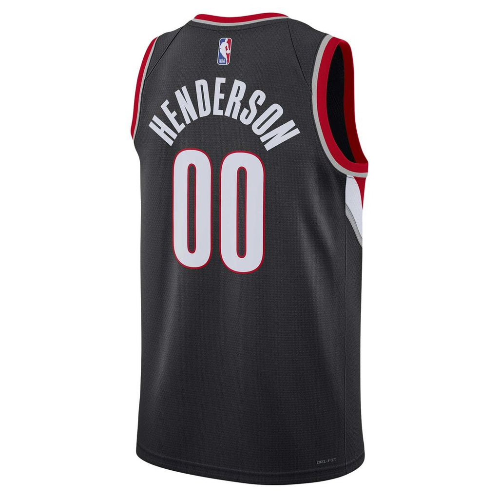 Scoot Henderson Portland Trail Blazers Nike Unisex 2023 NBA Draft Swingman Jersey - Icon Edition - Black