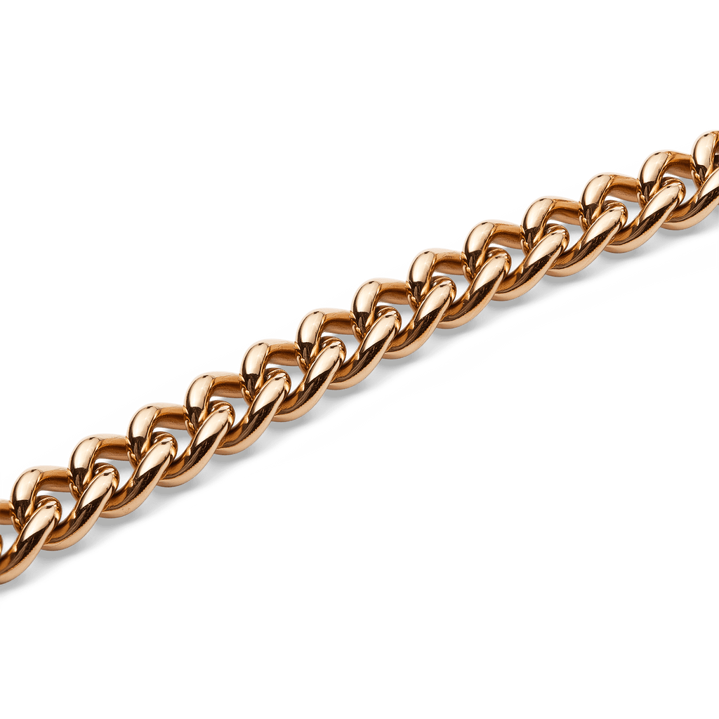 Chunky Chain Necklace Rose Gold