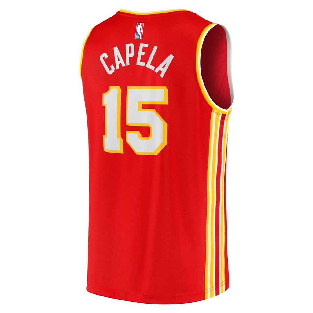 Clint Capela Atlanta Hawks Fanatics 2021/22 Fast Break Replica Jersey - Icon Edition - Red