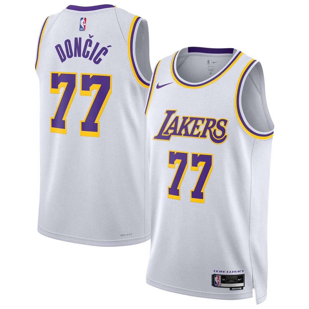 Luka Dončić Los Angeles Lakers Nike Unisex Swingman Jersey - Association Edition - White