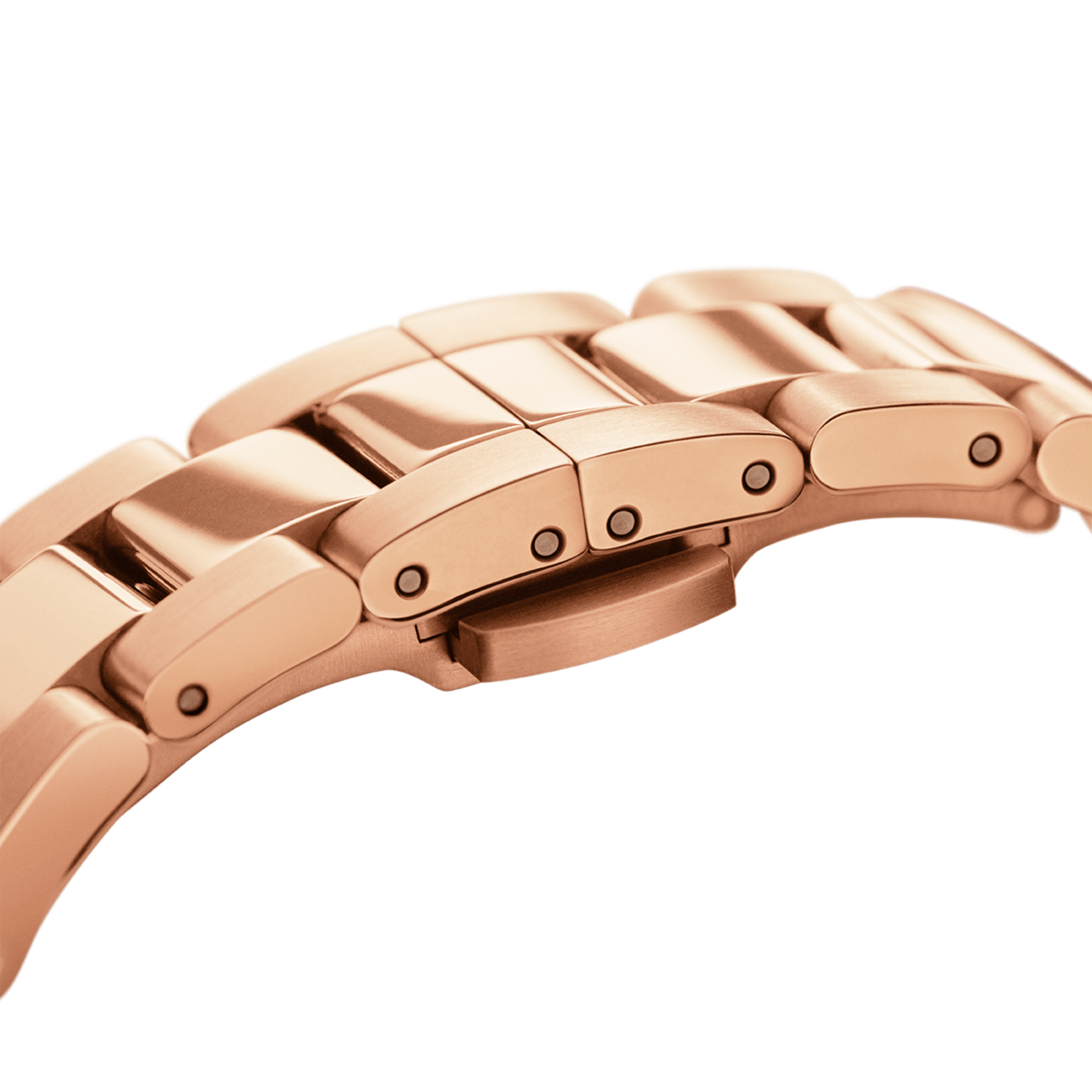 Iconic Link Black Rose Gold