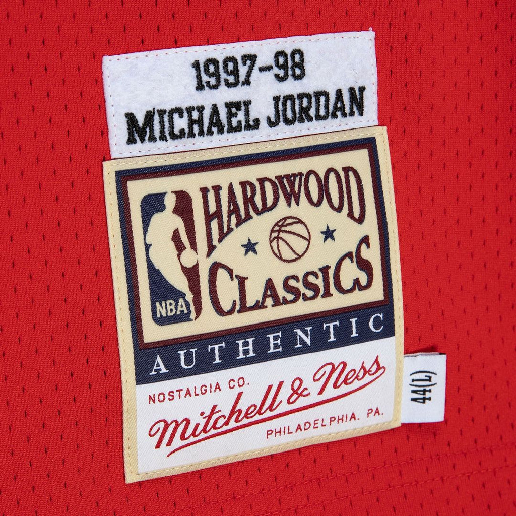 Michael Jordan Chicago Bulls Mitchell & Ness 1997-98 Authentic Jersey - Red