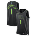 Zion Williamson New Orleans Pelicans Nike Unisex 2025/26 Swingman Jersey - Black - City Edition