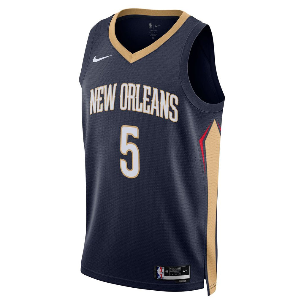 Dejounte Murray New Orleans Pelicans Nike Unisex 2024 Offseason Addition Nike Swingman Jersey - Navy