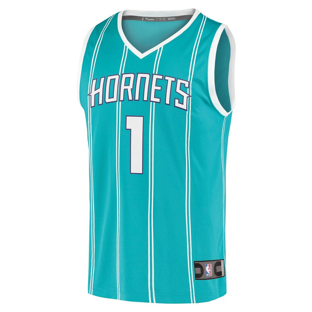 LaMelo Ball Charlotte Hornets Fanatics Fast Break Replica Jersey - Icon Edition - Teal