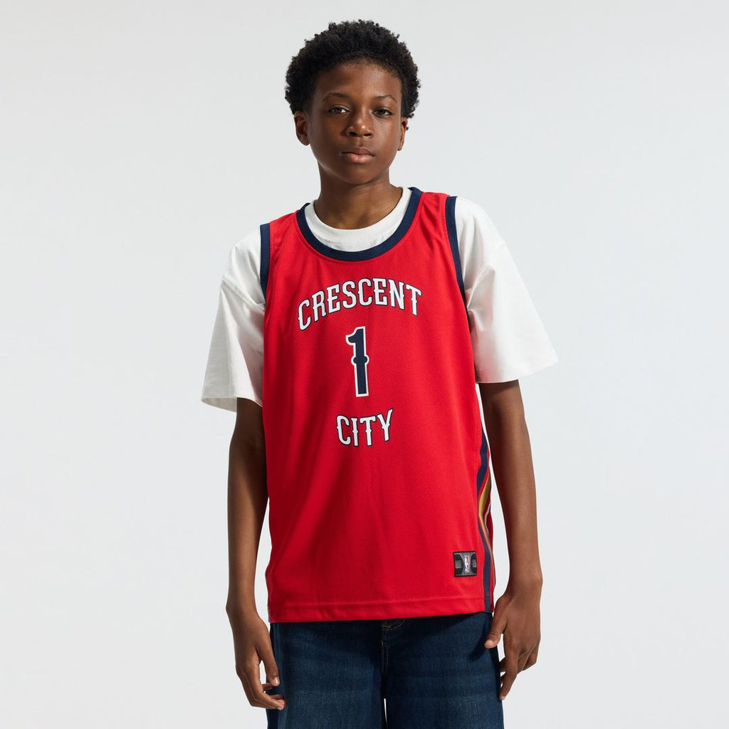 Zion Williamson New Orleans Pelicans Fanatics Youth Fast Break Player Jersey - Statement Edition - Red