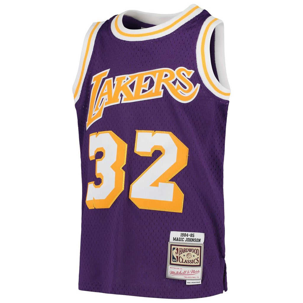 Magic Johnson Los Angeles Lakers Mitchell & Ness Youth Swingman Throwback Jersey - Gold