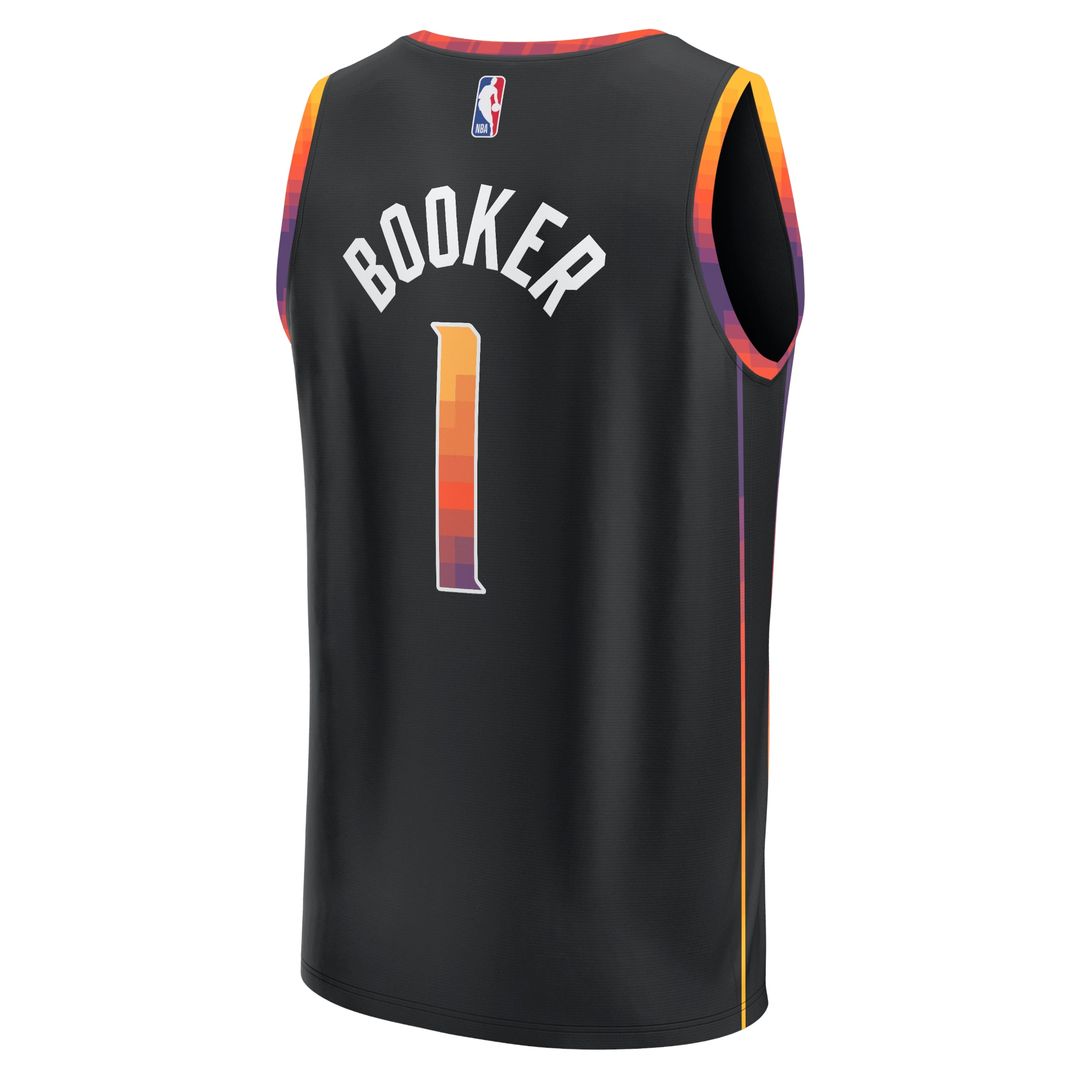 Devin Booker Phoenix Suns Fanatics Youth Fast Break Player Jersey - Statement Edition - Black