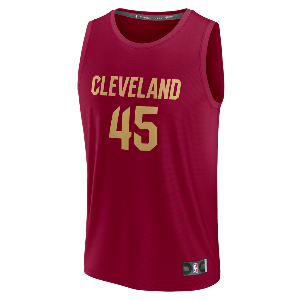 Donovan Mitchell Cleveland Cavaliers Fanatics Fast Break Replica Jersey - Icon Edition - Wine