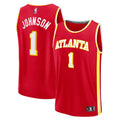 Jalen Johnson Atlanta Hawks Fanatics Fast Break Replica Jersey - Icon Edition - Red