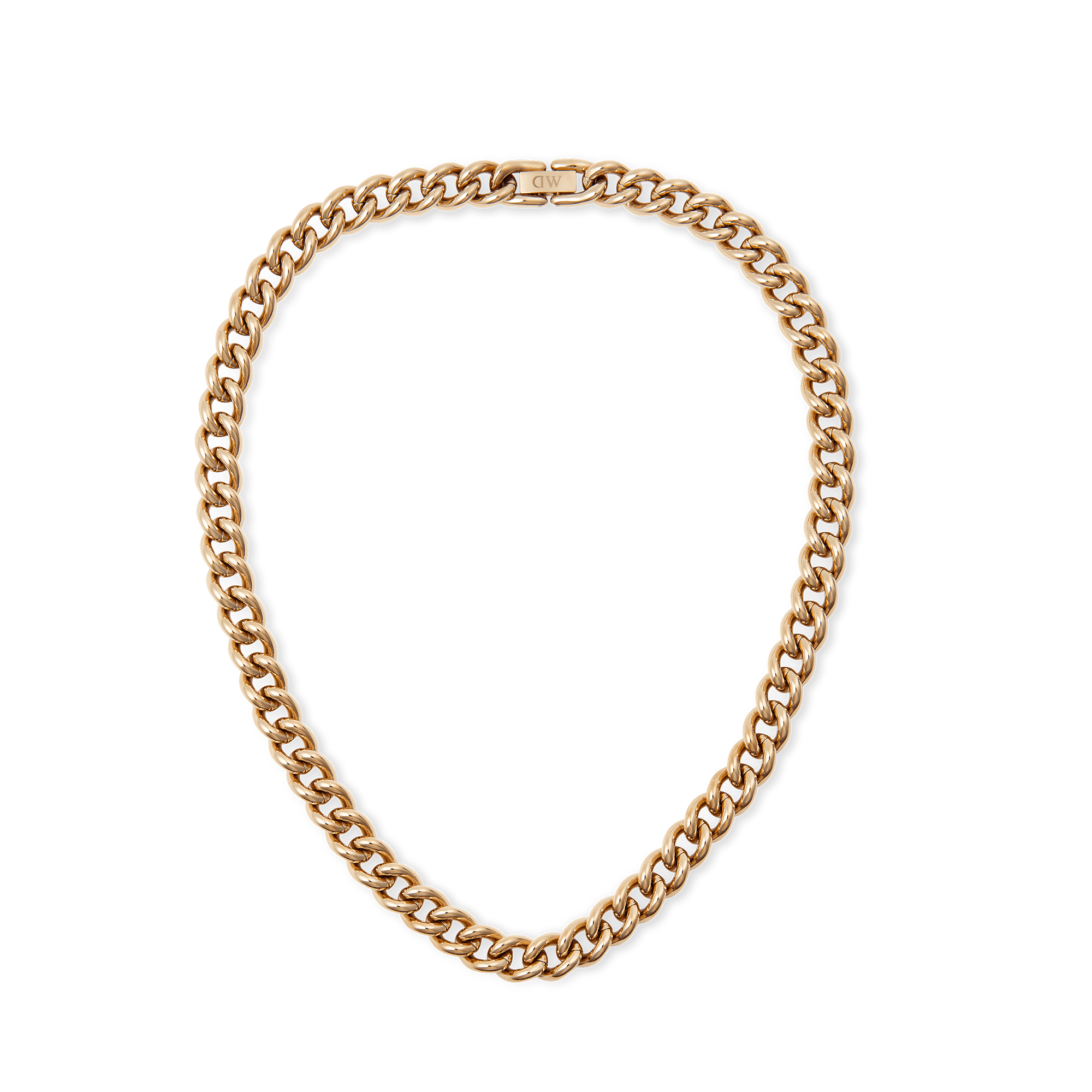 Chunky Chain Necklace Rose Gold