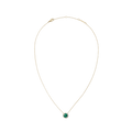 Audrey Necklace Malachite Gold