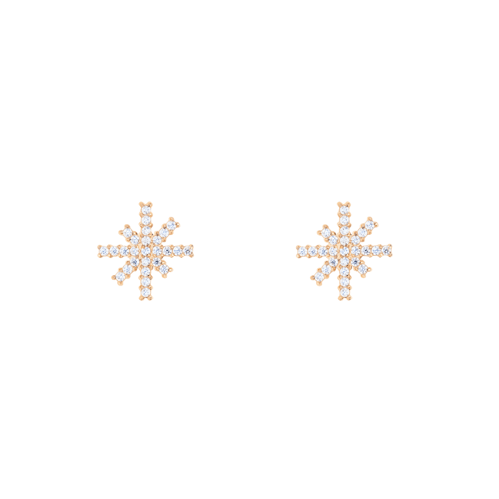 Mirelle Star Earrings Rose Gold