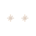 Mirelle Star Earrings Rose Gold