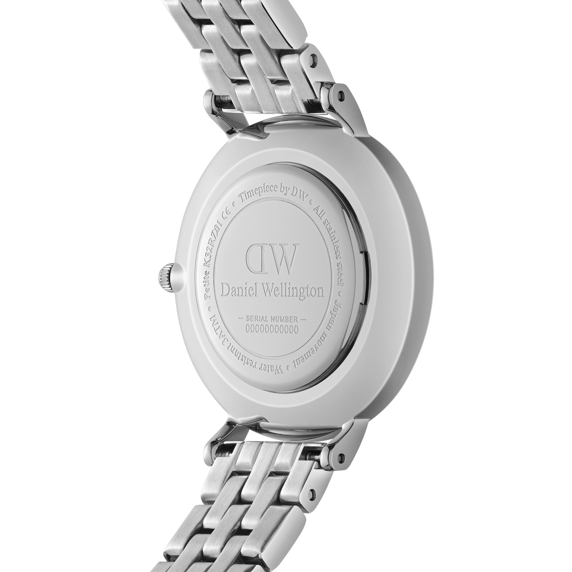Petite Roman Numerals 5-Link Silver